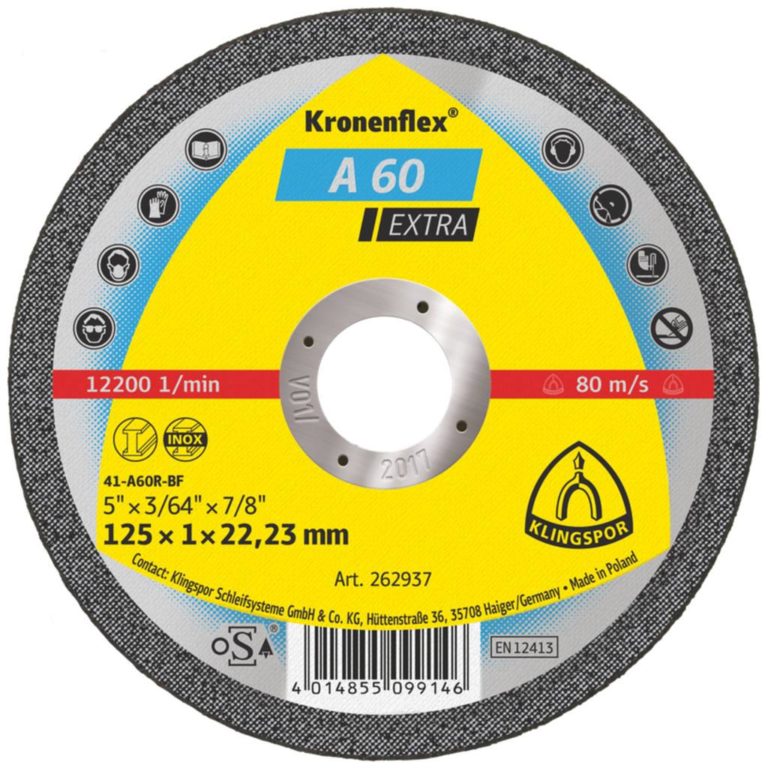 Klingspor A60 Extra Cuttingoff Wheel PFE Technologies
