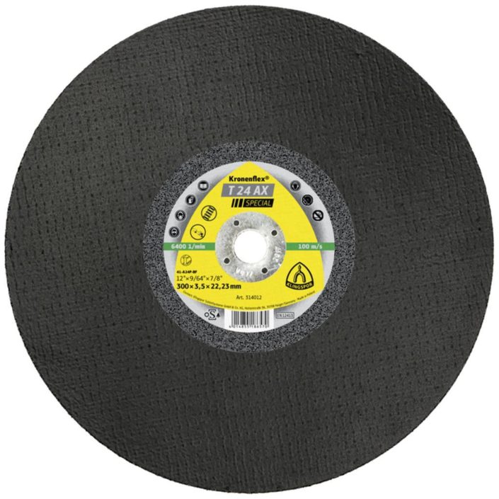 Klingspor T24AX Special Railway Cuttingoff Wheel PFE Technologies