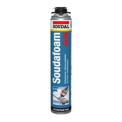 MOUSSE POLYURETHANE PISTOLABLE GUNVIS 700ML SOUDAL 111126 - FIXASHOP