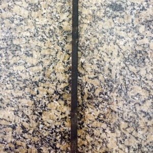 sealant leaching into marble