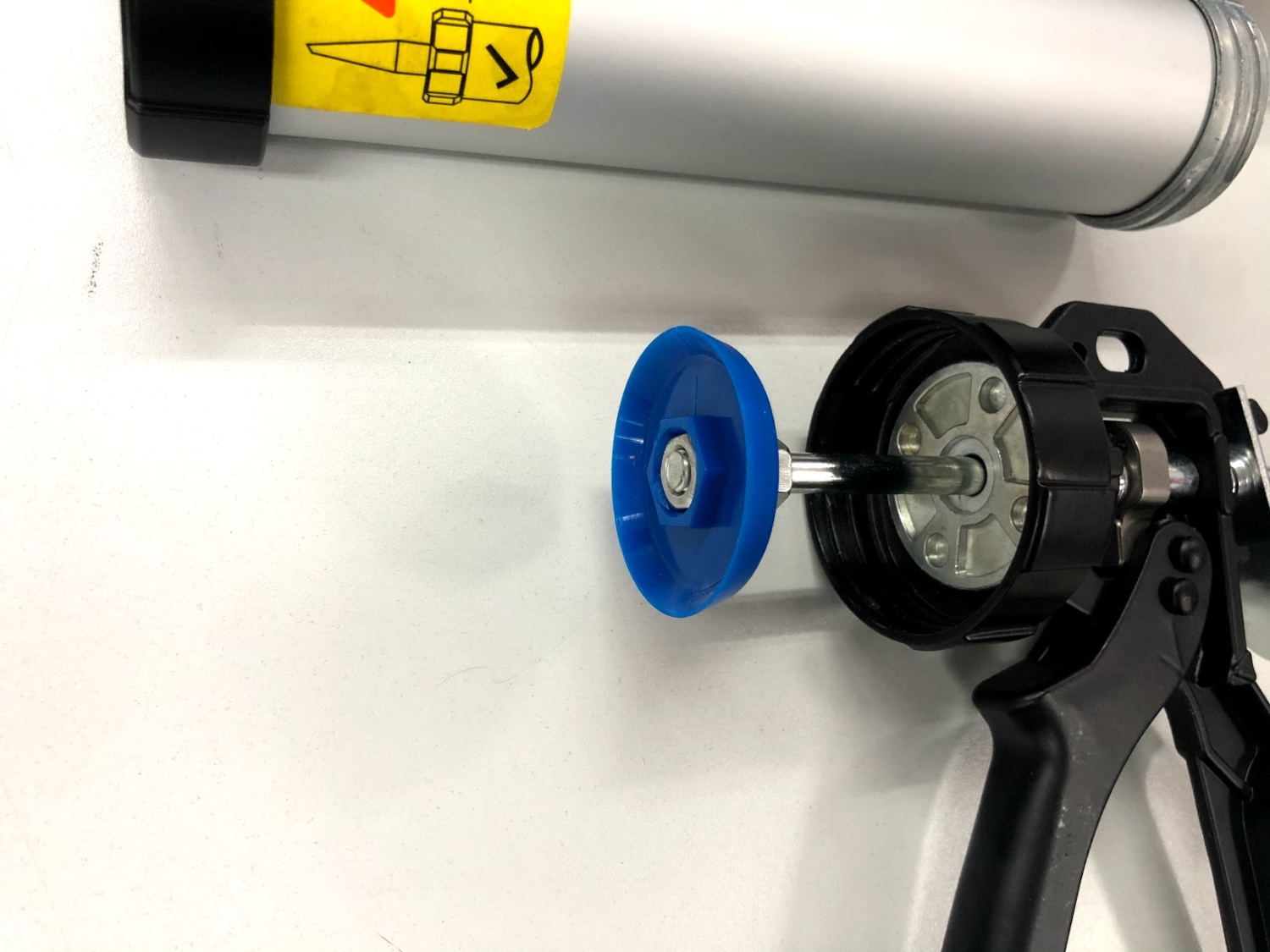 How to convert a sausage sealant gun to work on cartridges PFE